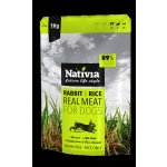 Nativia Real Meat rabbit & rice 1 kg – Zbozi.Blesk.cz