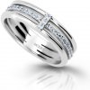 Prsteny Modesi Stříbrný prsten se zirkony M11085
