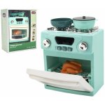 Teddies kuchyňský sporák plast s doplňky na baterie se světlem se zvukem – Zboží Dáma