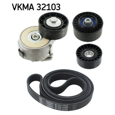 Sada žebrovaných klínových řemenů SKF VKMA 32103 – Zboží Mobilmania