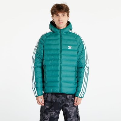adidas Originals Pad Hooded Puffer Jacket Collegiate IL2569 Green/ White