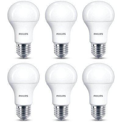 Philips LED 13-100W, E27, 2700K, matná, set 6ks 929001234591