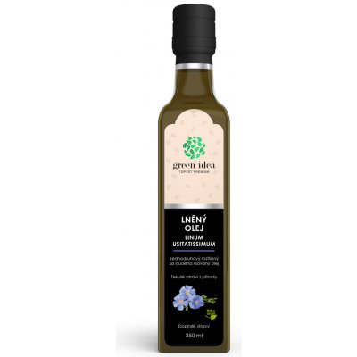 Green Idea Lněný olej 250 ml