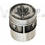 WeedShop čtyřdílná drtička stříbrná Amsterdam – Zboží Dáma
