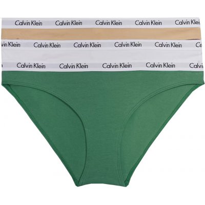 Calvin Klein 3 PACK dámské kalhotky Bikini QD3588EBP4 – Zboží Mobilmania