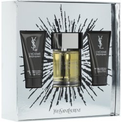 Yves Saint Laurent L'Homme EDT 100 ml + balzám po holení 50 ml + sprchový gel 50 ml dárková sada