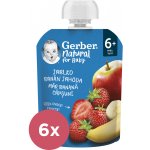 Gerber Natural kapsička jablko banán jahoda 90 g – Zboží Dáma