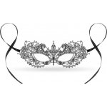 Stříbrná škraboška krajková – Zboží Dáma