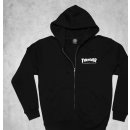 Pánská mikina Thrasher Magazine Zip Hoody černá