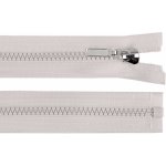 Kostěný zip No 5 délka 80 cm s ozdobným jezdcem, malé, 310 šedá – Hledejceny.cz