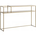 Nordic Design kovový toaletní stolek Moreno zlatý – Zboží Dáma