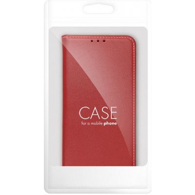 AppleMix Apple iPhone 15 Plus - prostor pro platební karty - kožené - červené
