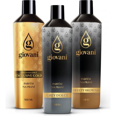 Giovani Koncentrovaný parfém na prádlo PARFUMERIE 3 x 100 ml – Zboží Mobilmania