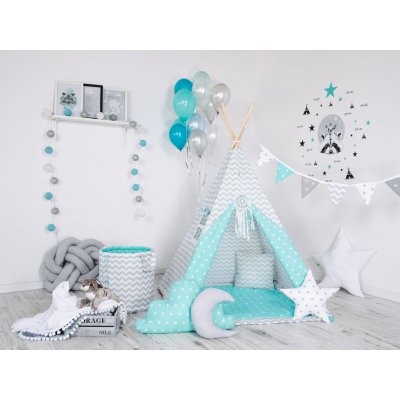 Elisdesign Teepee cik cak mátový luxury Set – Hledejceny.cz