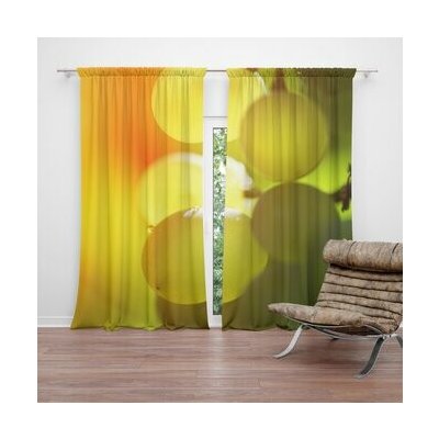 Sablio Závěs Hroznové víno: 2ks 140x250cm – Hledejceny.cz