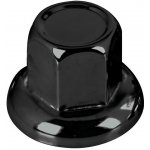 Krytky šroubů kol z leštěné černé nerezové oceli Ø 32 mm, 40ks, Lampa Italy