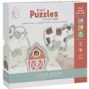 Dřevěná hračka Little Dutch Puzzle 6v1 Farma