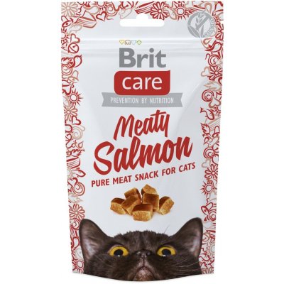 Brit Care Cat Snack Meaty Salmon 50 g – Zboží Mobilmania