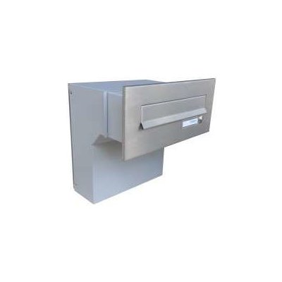 DOLS Poštovní schránka F-04 do sloupku + čelní deska se zvonkem ČD-2 - NEREZ – Hledejceny.cz