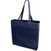 Nákupní taška a košík Bavlněná nákupní taška zpevněné dno námořní modrá