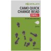 Příslušenství pro vlasce a ocelová lanka Korum Korálek Camo Quick Change Bead S 8 ks