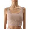 Sportovní podprsenka 4F 4F-SLEEVELESS- WSS24TSLEF072-83S-BEIGE