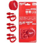 Milwaukee špunty do uší se šňůrou 3 ks – Zboží Dáma