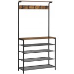 Vasagle Stojan na kabáty 80 × 32.2 × 182 cm černý – Sleviste.cz