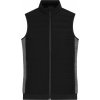 Dámská vesta Ladies' Padded Hybrid Vest Black/olive melange