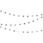 GIRLANDA Hvězdy stříbrná – Sleviste.cz