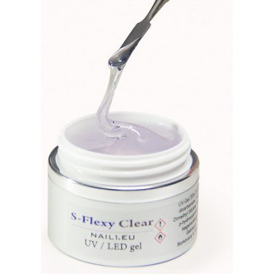 Nail1 S-Flexy Clear jednofázový UV / LED gel Extra flexibilní 30 ml – Zbozi.Blesk.cz