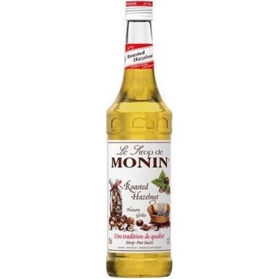 Monin Roasted Hazelnut - Pražený lískový oříšek 0,7l (holá láhev)