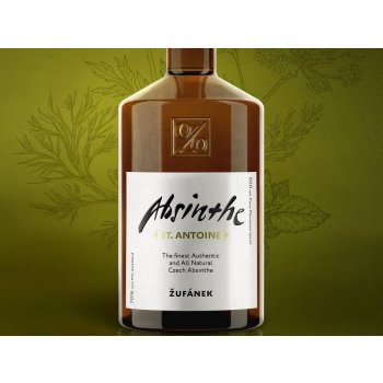 Žufánek Absinth St. Antoine 70% 0,5 l (holá láhev)