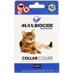 Max Biocide Collar Obojek proti klíšťatům a blechám pro kočky 42 cm – HobbyKompas.cz