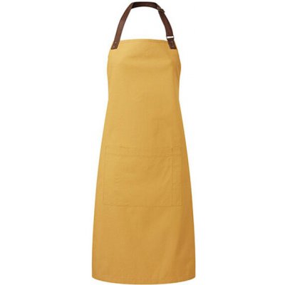 Premier Workwear Pracovní zástěra s kapsou za krk PR144 Mustard Pantone 7405 72x86cm – Hledejceny.cz