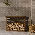Nábytek XL Stojan na dřevo medově hnědý 108 x 73 x 79 cm masivní borovice – HobbyKompas.cz
