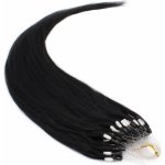 40cm vlasy evropského typu pro metodu Micro Ring Easy Loop 0,5g/pr. černá – Zboží Dáma