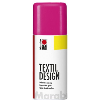 Barva na textil ve spreji Marabu Textil Design spray 150 ml růžová neonová 334