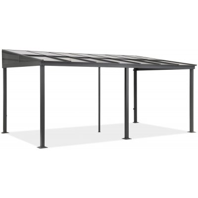 Garden Point Tarragona Hliníkový přístřešek na terasu 3x6 m antracitový – Zboží Mobilmania