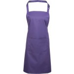Premier Zástěra Colours PR 154 s laclem a kapsou na břiše COT39015435099-purple Purpurová – Hledejceny.cz