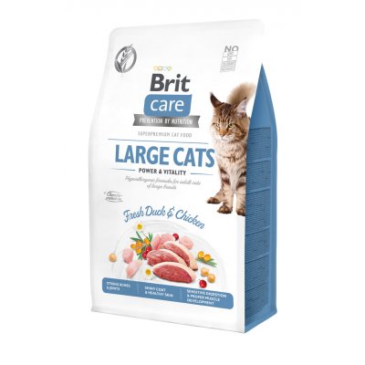 Brit Care Cat Grain-Free Large cats Power & Vitality 0,4 kg – Zboží Mobilmania