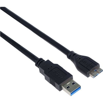 Premiumcord ku3ma5bk USB 3.0 propojovací A-microB, 5m, černý – Zboží Mobilmania