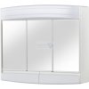 Koupelnový nábytek Jokey TOPAS ECO Zrcadlová skříňka - bílá - š. 60 cm, v. 53 cm, hl. 18 cm 288113020-0110