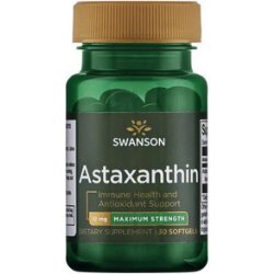 Swanson Astaxanthin 30 gelové tablety 12 mg