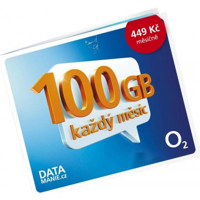 o2 GO Datamanie 100GB SMALLPGO.0DZ60 – Zboží Živě