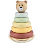 Tooky Toy nasazovací kroužky Medvídek Pastel – Zboží Mobilmania