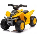 Baby Mix Cat elektrická čtyřkolka žlutá – Zboží Mobilmania