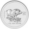 Perth Mint Stříbrná mince Rok Vepře Lunar 2007 1 kg