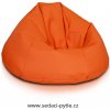 Sedací vak a pytel Primabag Maxi polyester oranžová