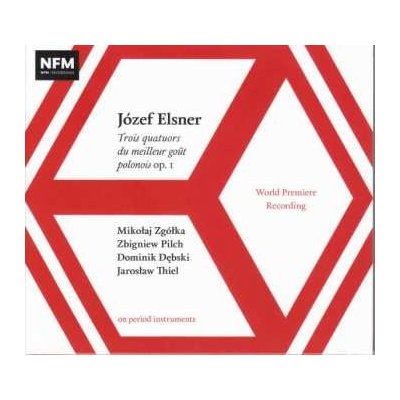 Josef Elsner - Streichquartette Op.1 Nr.1-3 CD – Zboží Mobilmania
